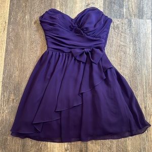 B.Smart Women’s Strapless Purple Party Cocktail Special Occasion Dress 9/10